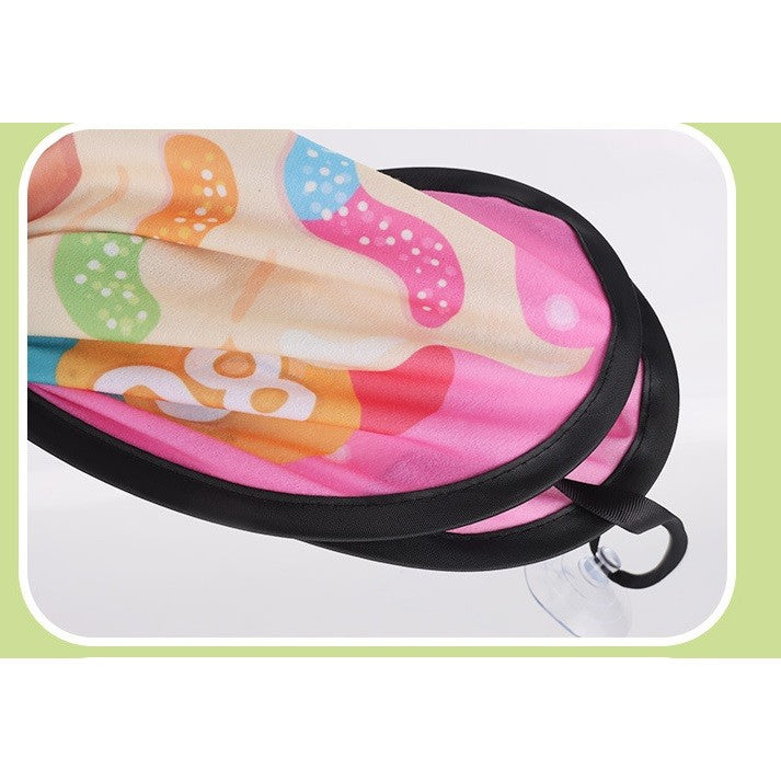 Joc Darts Pentru Copii, Placa Pliabila 36.5 Cm, 8 Mingii Velcro/Scai Simple, 2 Mingii Luminoase, Model Acadele, Roz - vivimall.ro