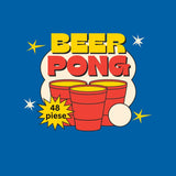 Joc De Baut Beer Pong 24 Pahare, 24 Mingi, Material Plastic, Reutilizabil, Portabil - vivimall.ro