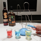Joc De Baut, Buzz Wire, Pentru Petreceri, Distractie, Pahare De Shot Din Sticla Incluse, 4 Jucatori - vivimall.ro