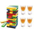 Joc De Baut Turn Jenga Din Plastic, Cu 4 Pahare De Shot, +18 Ani - vivimall.ro