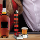 Joc de baut Hammershot cu Pahar Shot Vivimall, 22 cm, Material Sticla, Plastic, Fier, Multicolor - vivimall.ro