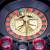 Joc De Baut Ruleta Cu Pahare De Shot 30 Cm, Rosu/ - vivimall.ro