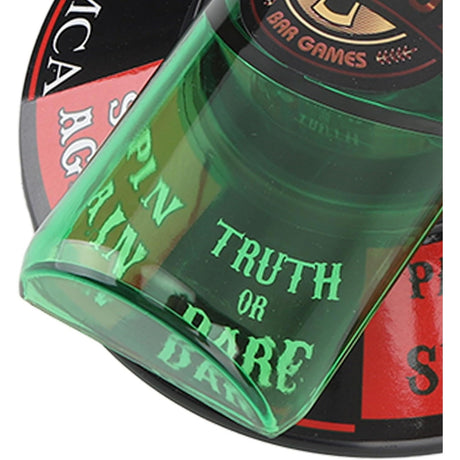 Joc de baut Spin the Bottle Vivimall, invarte sticla si accepta provocarea, 2-6 jucatori, material ABS, 18 x 12 cm, multicolor - vivimall.ro