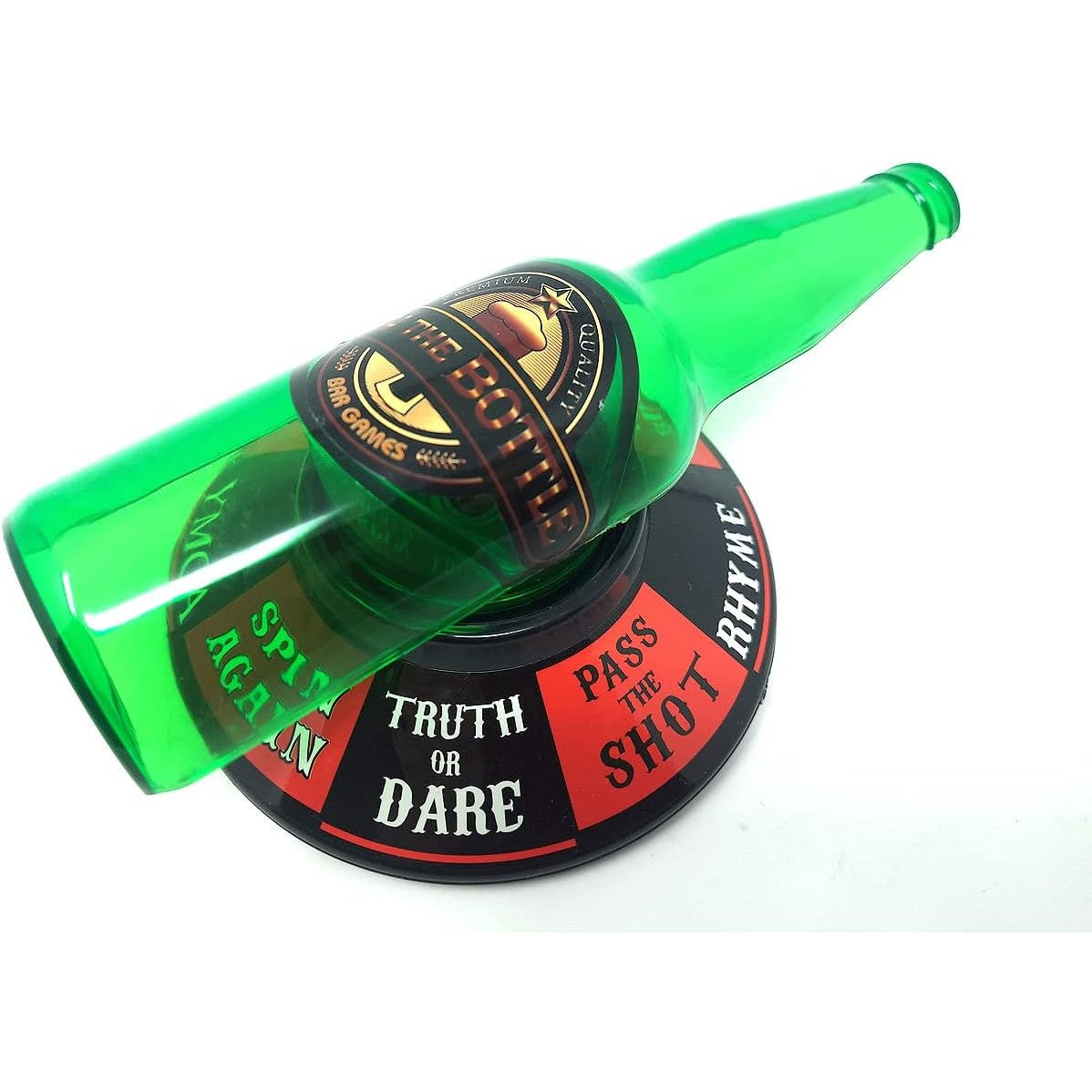 Joc De Baut Spin The Bottle Invarte Sticla Si Accepta Provocarea, 2-6 Jucatori, Material Abs