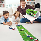 Joc Interactiv, Vivimall, Covor de Fotbal 90 x 20 cm, 1-4 Jucatori, +5 Ani, 6 Mingi Incluse, Verde - vivimall.ro