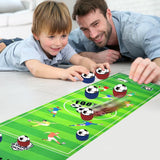 Joc Interactiv, Vivimall, Covor de Fotbal 90 x 20 cm, 1-4 Jucatori, +5 Ani, 6 Mingi Incluse, Verde - vivimall.ro