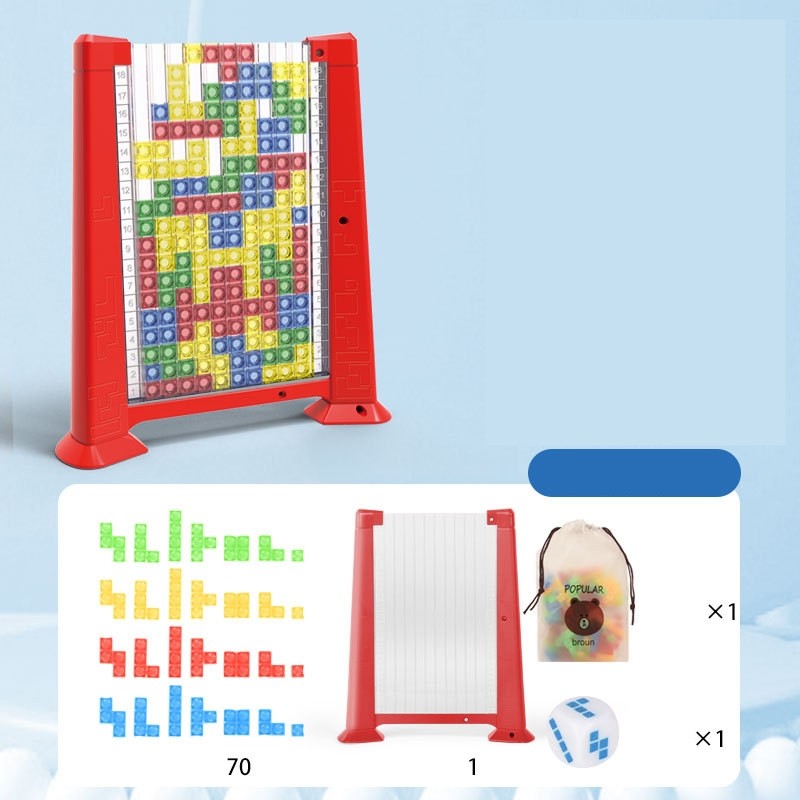 Set Puzzle Tetris 3D | SmartBlocks - vivimall.ro