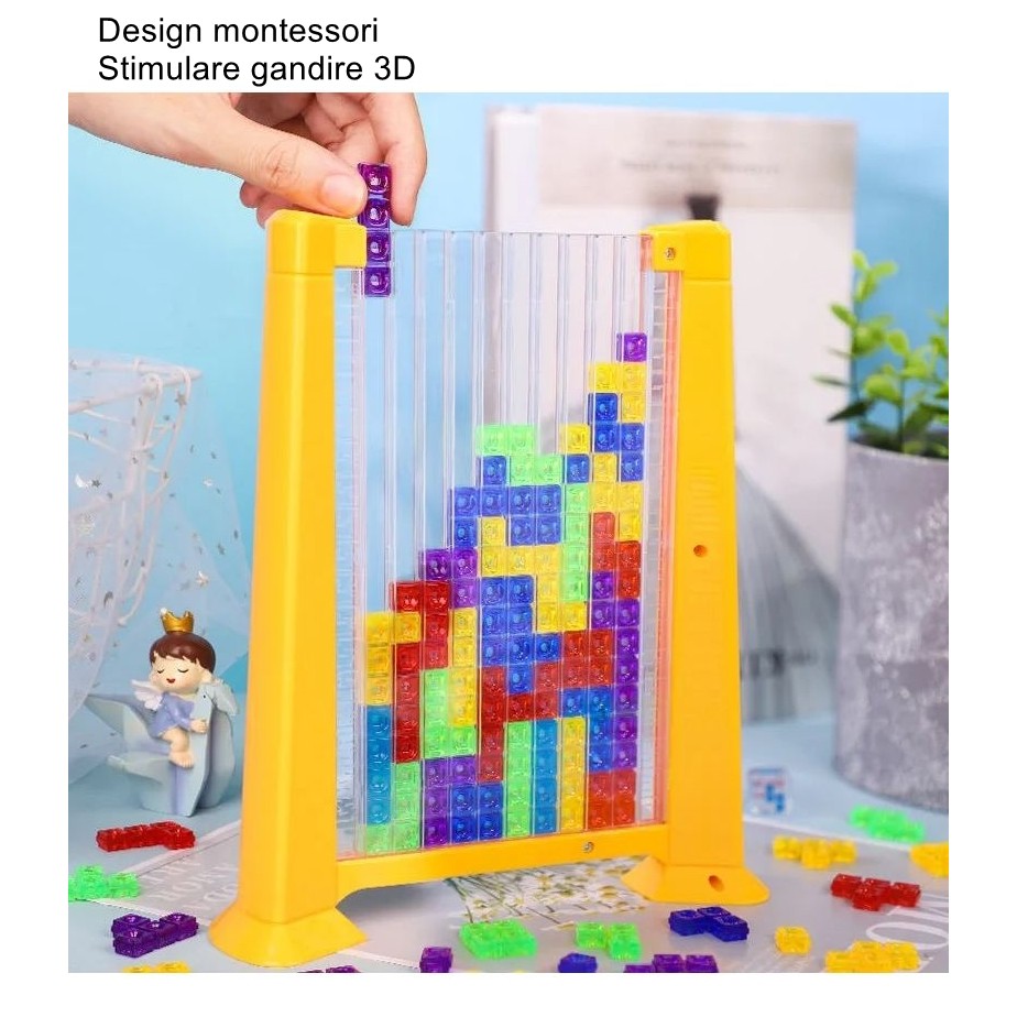 Set Puzzle Tetris 3D | SmartBlocks - vivimall.ro