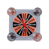 Joc de societate cu 4 pahare de shoturi din sticla Vivimall, ruleta norocului, pentru petreceri, 17x17x7.5cm - vivimall.ro