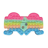 Joc Din Silicon Interactiv Antistres Cu Zaruri, Pop It Now And Flip It, Among Us