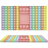 Joc Din Silicon Interactiv Antistres Cu Zaruri, Pop It Now And Flip It, Macarons