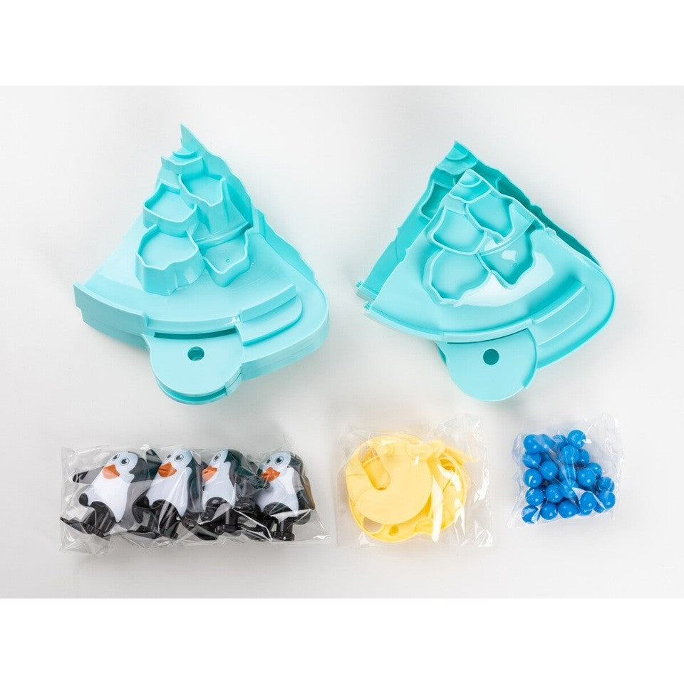 Joc Interactiv pentru Copii, Vivimall, Batalia Pinguinilor, 3 ani+, Tabla de Joc, Figurine Pinguini, Mingi, Multicolor - vivimall.ro