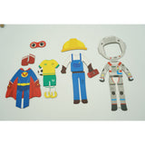 Joc Magnetic Dress, Papusa Magnetica Cu Multiple Haine, 26 De Piese, Pentru Copii, +3 Ani