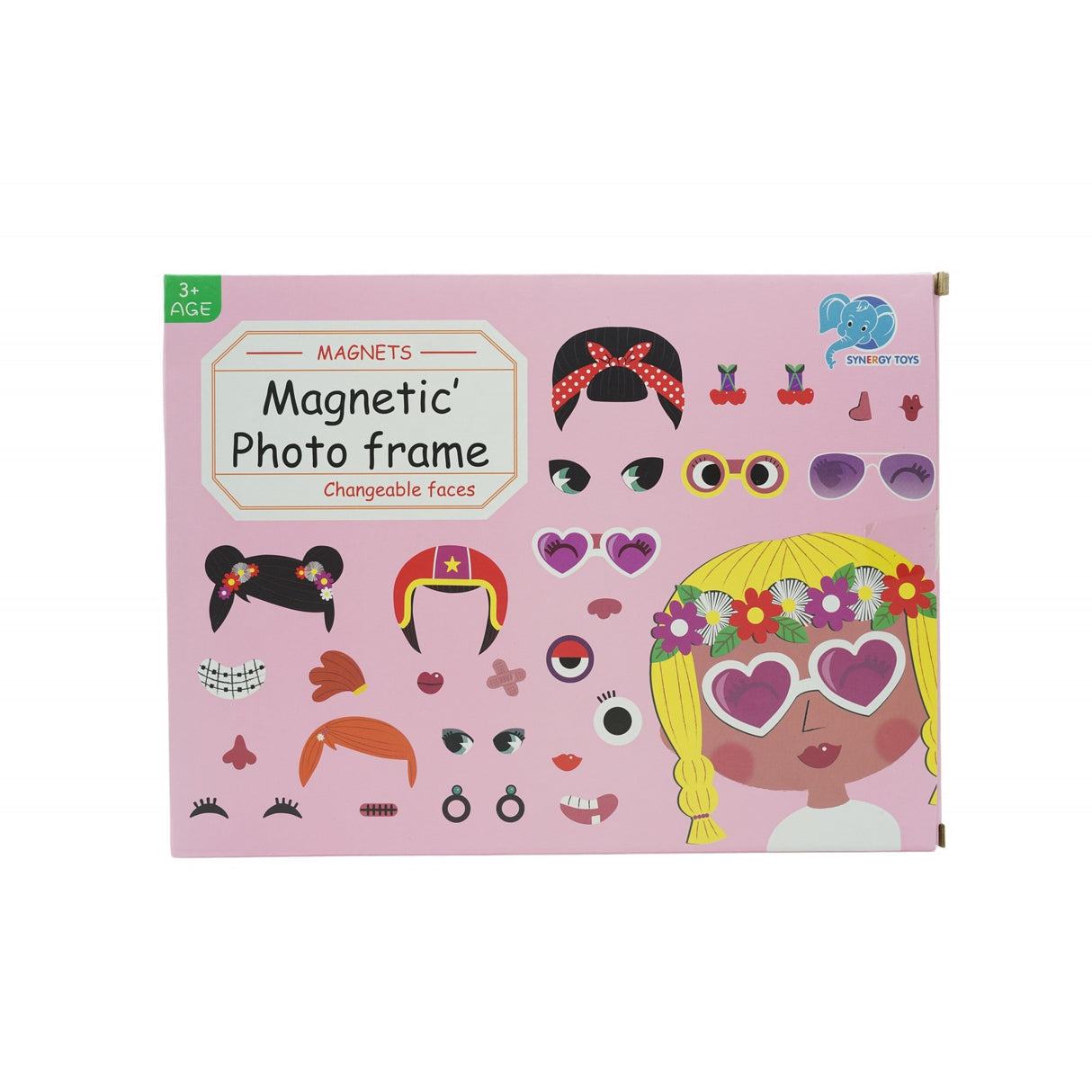 Joc Magnetic Photo Frame, 30 De Piese, Pentru Copii, +3 Ani