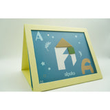 Joc Magnetic Tangram, Tabla Si Forme Diverse Magnetice, 34 De Piese, Pentru Copii, +3 Ani, Multicolor