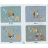 Joc Magnetic Tangram, Tabla Si Forme Diverse Magnetice, 34 De Piese, Pentru Copii, +3 Ani, Multicolor