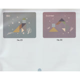 Joc Magnetic Tangram, Tabla Si Forme Diverse Magnetice, 34 De Piese, Pentru Copii, +3 Ani, Multicolor