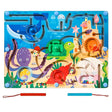 Joc Montessori De Sortare Culori, Creion Magnetic, Tip Labirint Ilustrat, Din Lemn - vivimall.ro