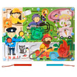 Joc Montessori De Sortare Culori, Creion Magnetic, Tip Labirint Ilustrat, Din Lemn - vivimall.ro