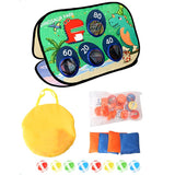 Set aruncare saci nisip dinozauri | PlayToss - vivimall.ro