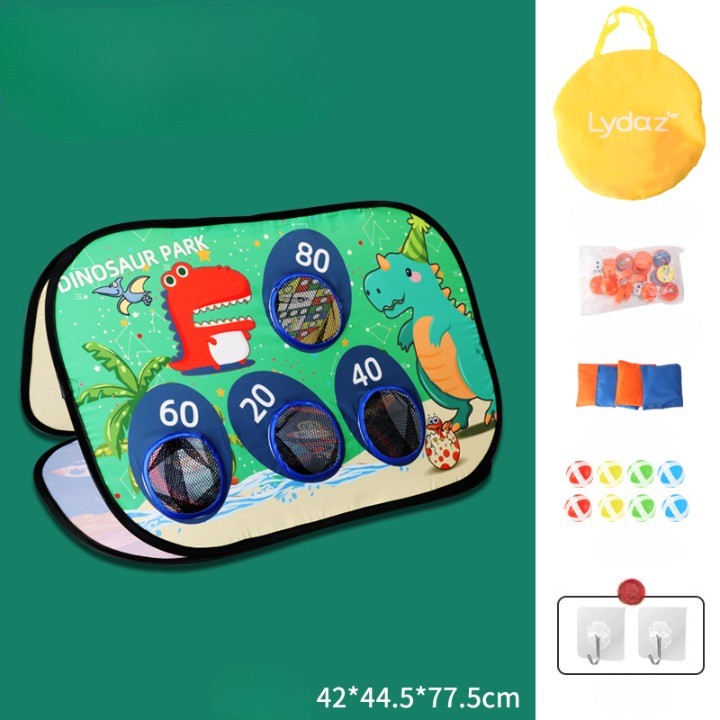 Set aruncare saci nisip dinozauri | PlayToss - vivimall.ro