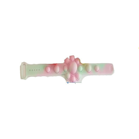 Jucarie Antistres Din Silicon, Bratara Caracatita Reversibila, Multicolor/Verde - vivimall.ro
