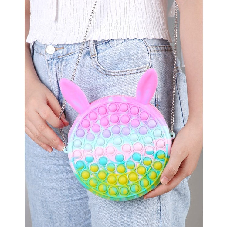 Geanta Pop It Iepuras Macarons 16 Cm | PopJoy 2