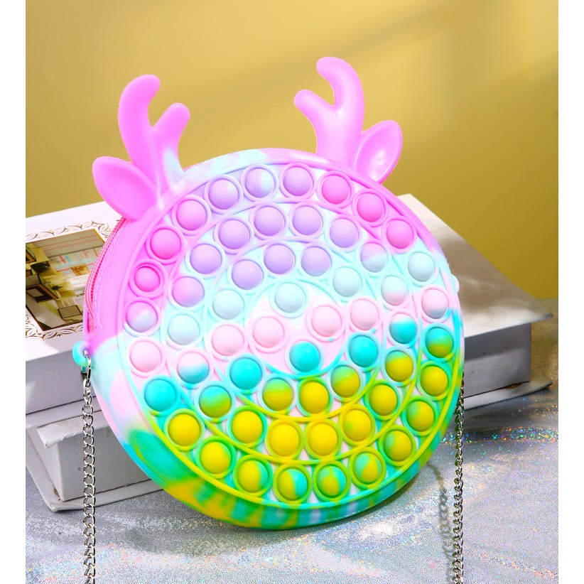 Geanta Pop It Ren Macarons 16 Cm | PopJoy 1