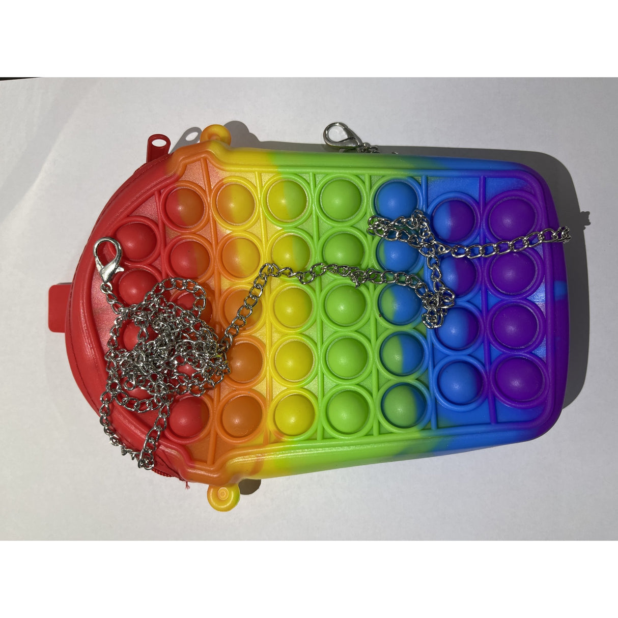 Jucarie antistres din silicon, Flippy, Geanta Pop It, Milkshake, Model 3, Multicolor - vivimall.ro