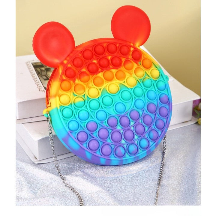 Geanta Pop It Soricel Curcubeu | BubbleBag