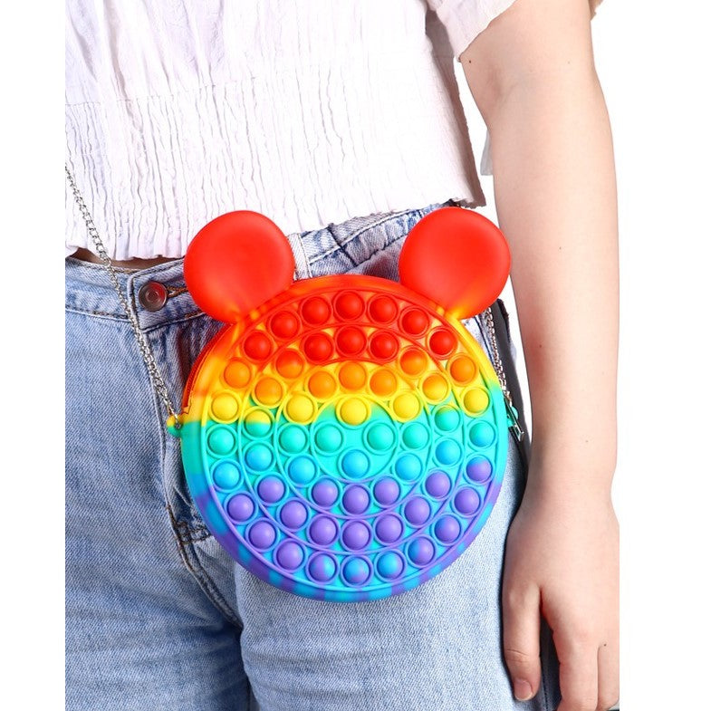 Geanta Pop It Soricel Curcubeu | BubbleBag