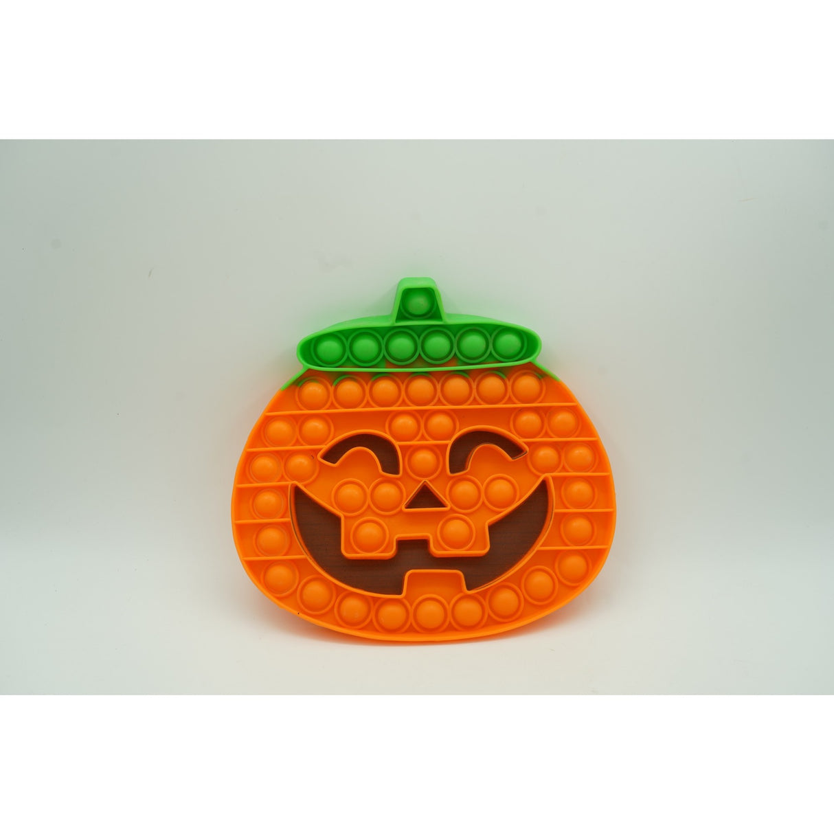 Jucarie Antistres Din Silicon Pop It Now And Flip It, 20 Cm, Dovleac Halloween