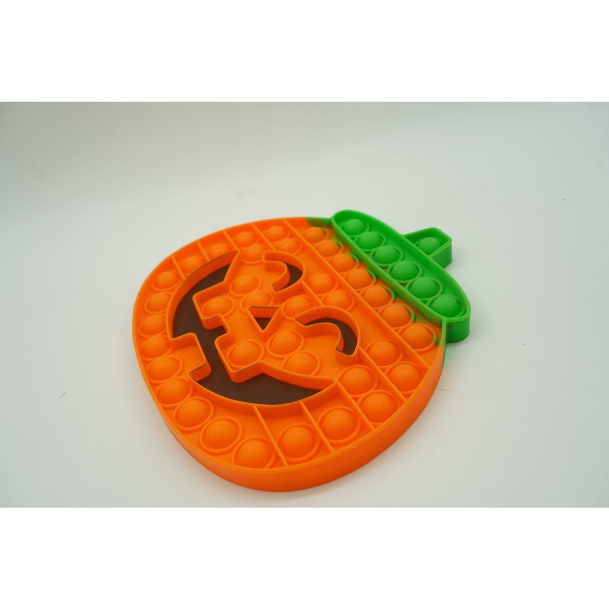 Jucarie Antistres Din Silicon Pop It Now And Flip It, 20 Cm, Dovleac Halloween