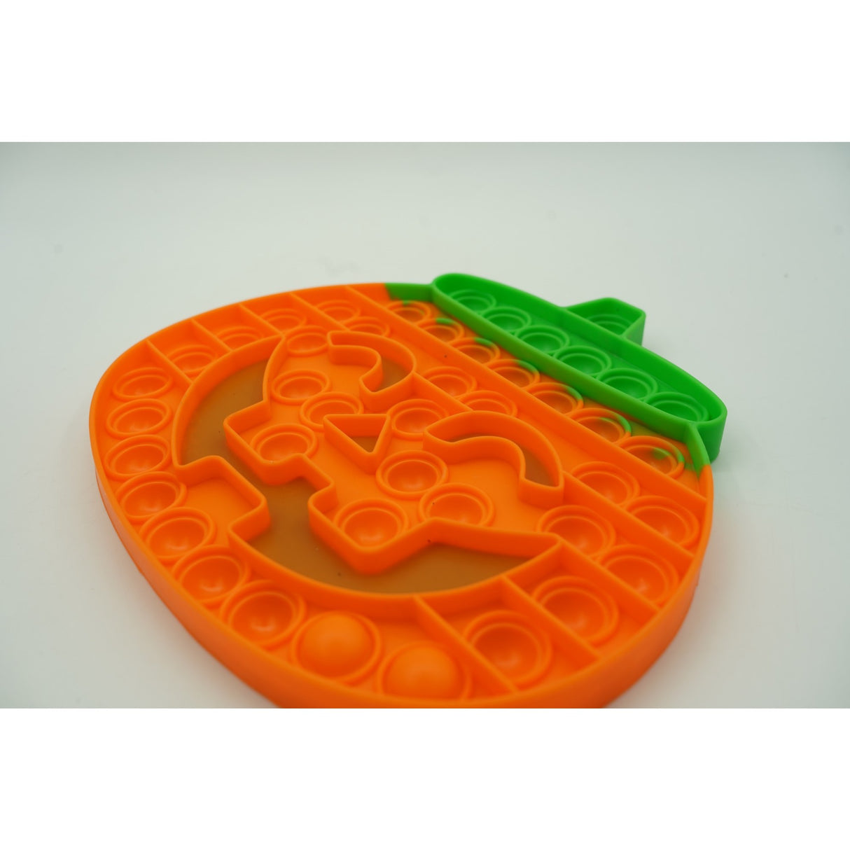 Jucarie Antistres Din Silicon Pop It Now And Flip It, 20 Cm, Dovleac Halloween