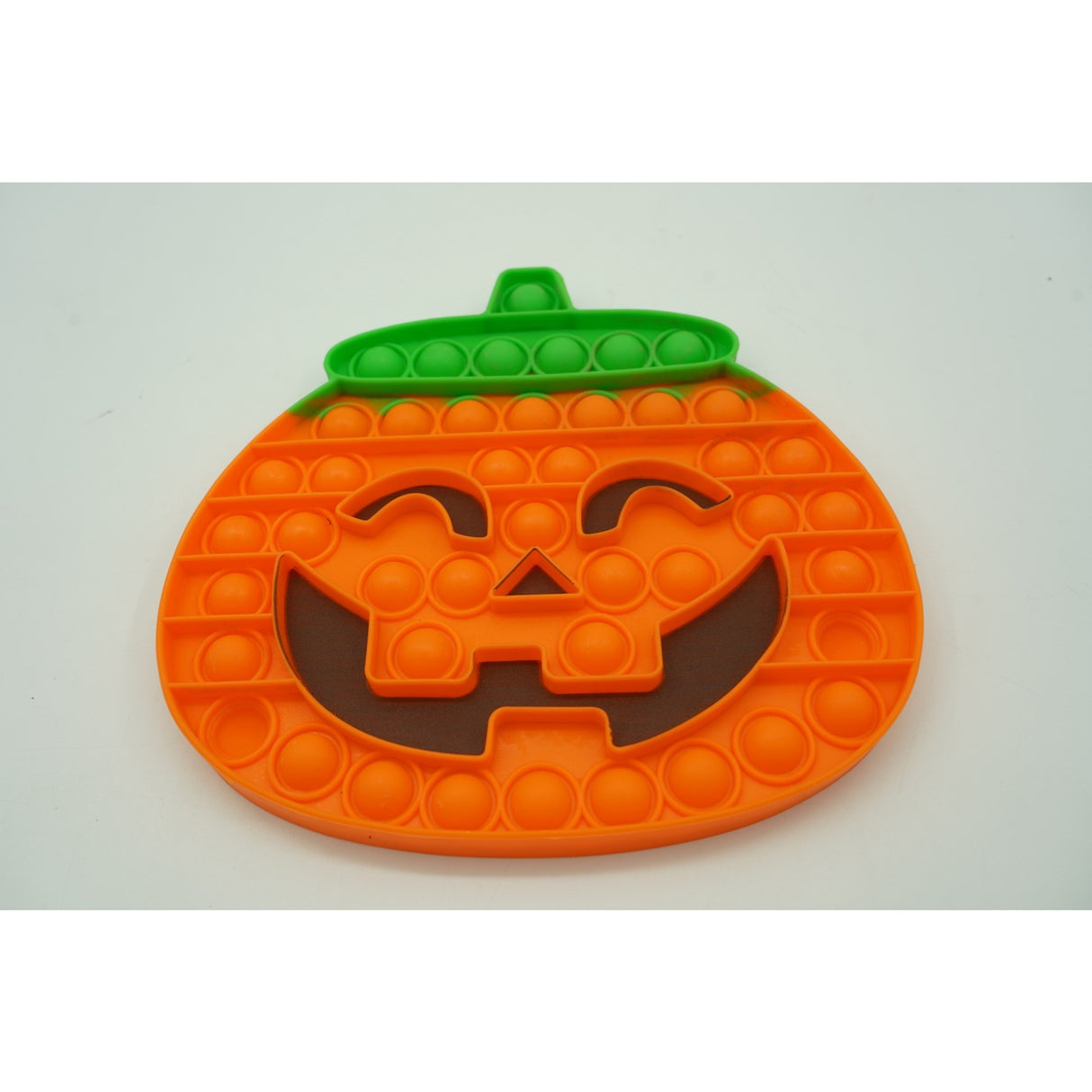 Jucarie Antistres Din Silicon Pop It Now And Flip It, 20 Cm, Dovleac Halloween
