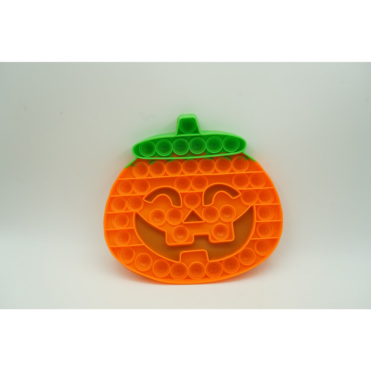 Jucarie Antistres Din Silicon Pop It Now And Flip It, 20 Cm, Dovleac Halloween