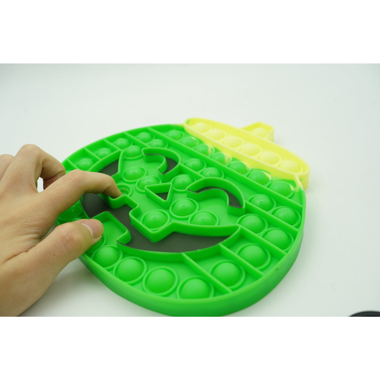 Jucarie Antistres Din Silicon Pop It Now And Flip It, 20 Cm, Dovleac Halloween