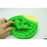 Jucarie Antistres Din Silicon Pop It Now And Flip It, 20 Cm, Dovleac Halloween