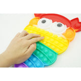 Jucarie antistres din silicon, Vivimall, Pop It Now and Flip It, Albina mare, Multicolor - vivimall.ro