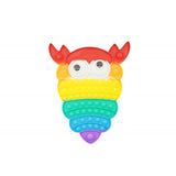 Jucarie antistres din silicon, Vivimall, Pop It Now and Flip It, Albina mare, Multicolor - vivimall.ro