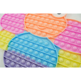 Jucarie antistres din silicon, Vivimall, Pop It Now and Flip It, Albinuta, Multicolor - vivimall.ro