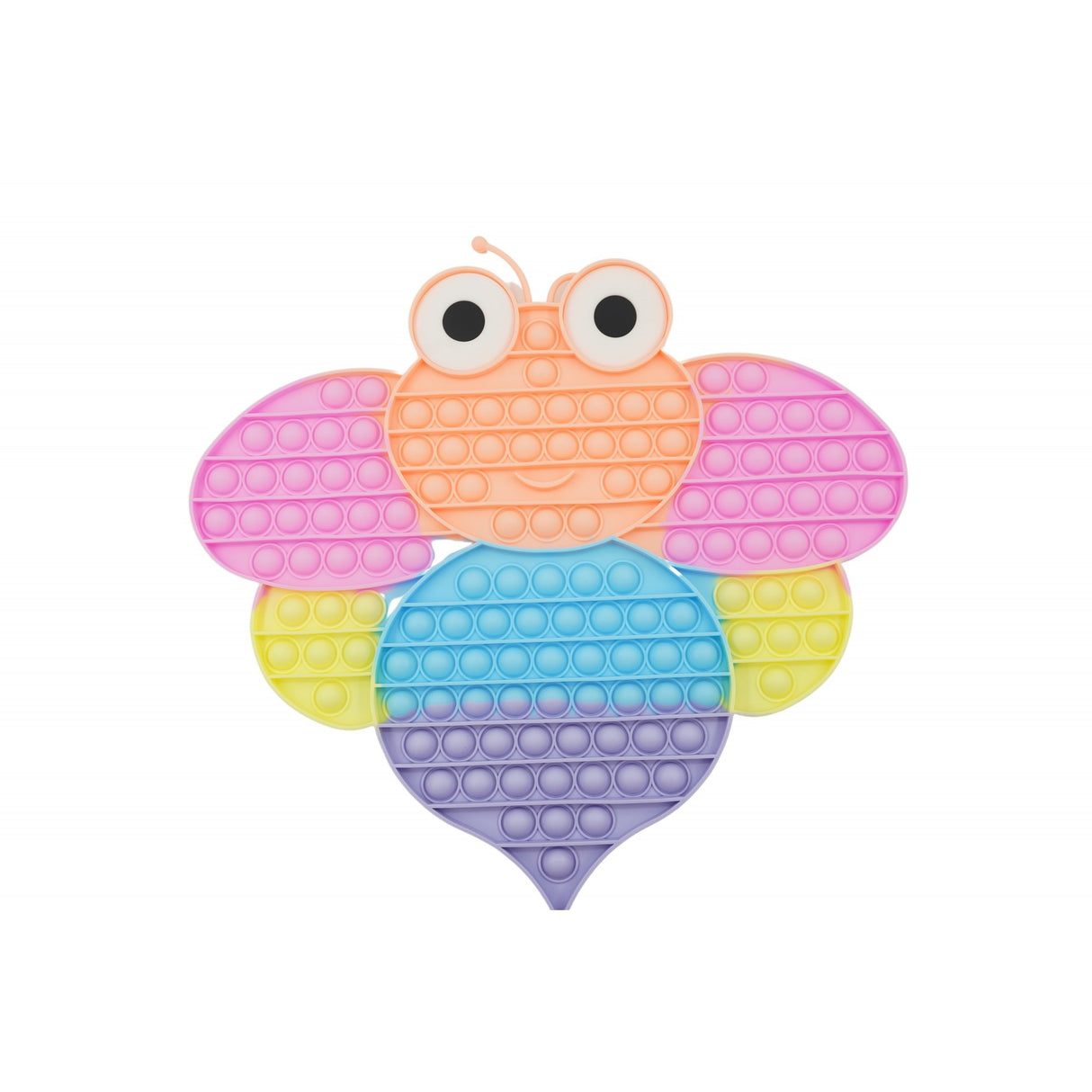 Jucarie antistres din silicon, Vivimall, Pop It Now and Flip It, Albinuta, Multicolor - vivimall.ro