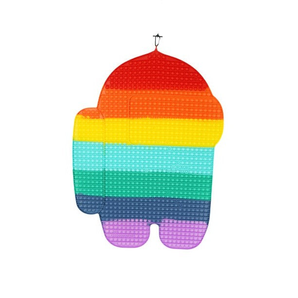 Jucarie Antistres Din Silicona®, Pop It Now And Flip It, Among Us, 85 Cm - vivimall.ro