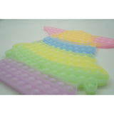 Jucarie antistres din silicon Vivimall®, Pop it Now and Flip It, Baby Yoda, 30 cm, Fosforescent, Multicolor - vivimall.ro