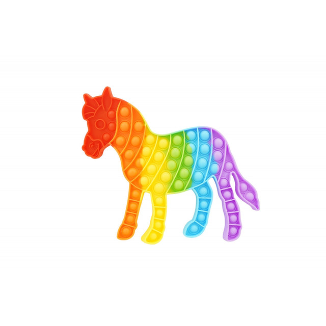 Jucarie antistres din silicon, Vivimall, Pop It Now and Flip It, Cal, Multicolor - vivimall.ro