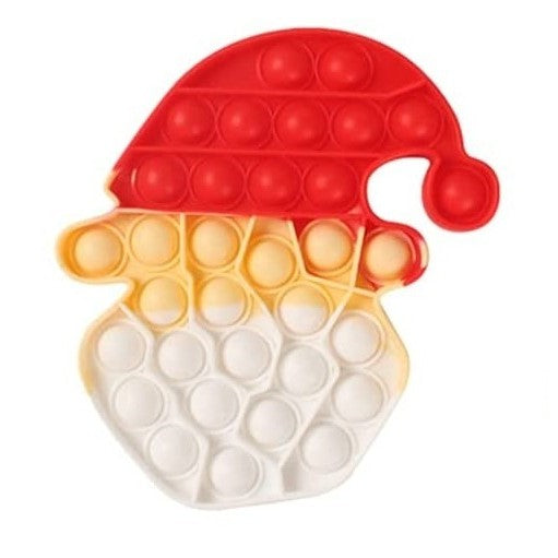 Jucarie Antistres Din Silicon, Pop It Now And Flip It, Cap Mos Craciun