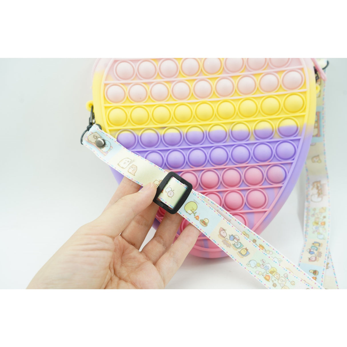 Jucarie Antistres Din Silicon Pop It Now And Flip It, Capsuna