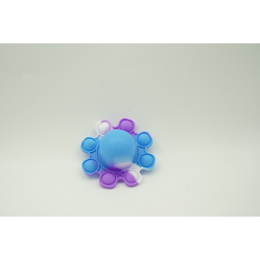 Jucarie antistres din silicon, Vivimall®, Pop It Now and Flip It, Caracatita reversibila, Multicolor, V1 - vivimall.ro