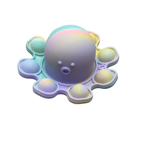 Jucarie Antistres Din Silicona®, Pop It Now And Flip It, Caracatita Reversibila, Multicolor, V6 - vivimall.ro