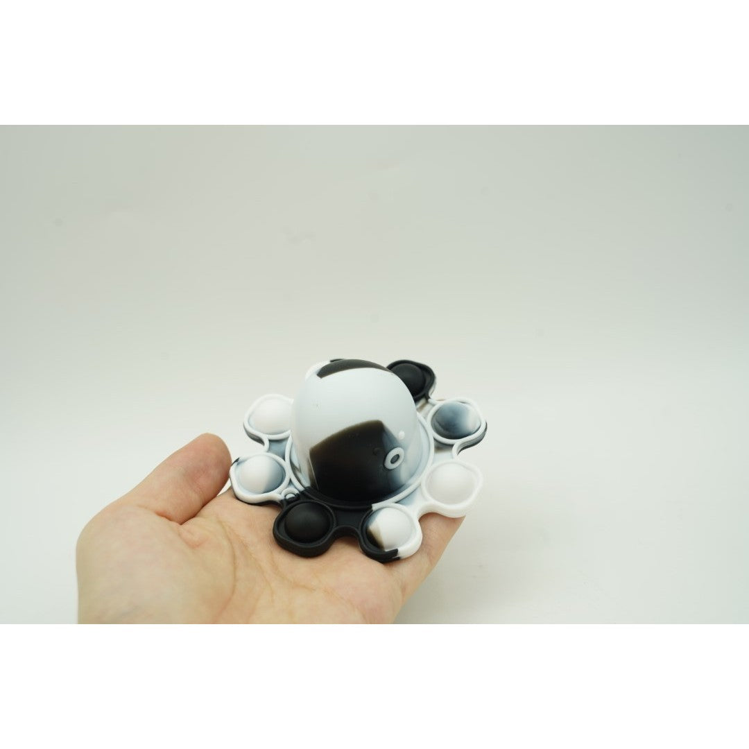 Jucarie Antistres Din Silicona®, Pop It Now And Flip It, Caracatita Reversibila, Multicolor, V8 - vivimall.ro